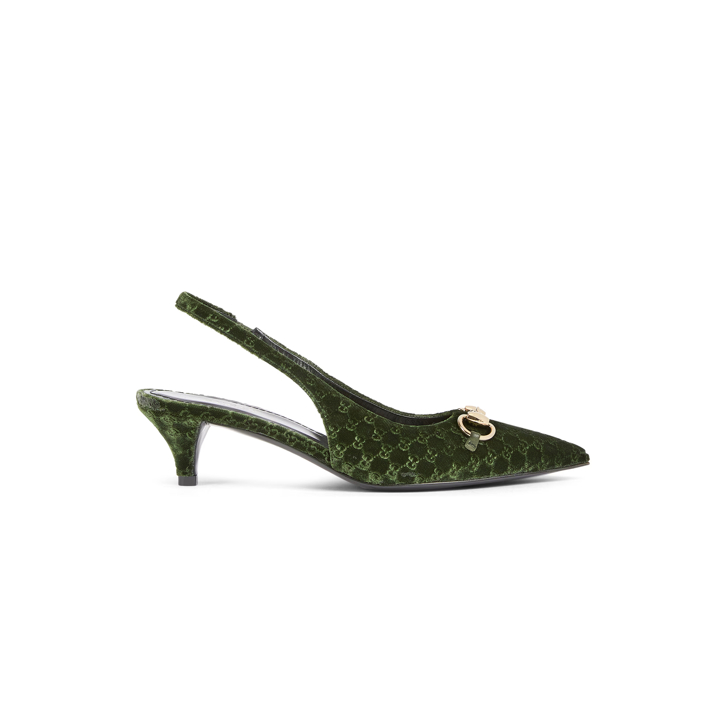 GUCCI WOMEN'S SLINGBACK PUMP WITH HORSEBIT 835978 GUCCI WOMEN'S SLINGBACK PUMP WITH HORSEBIT 835978